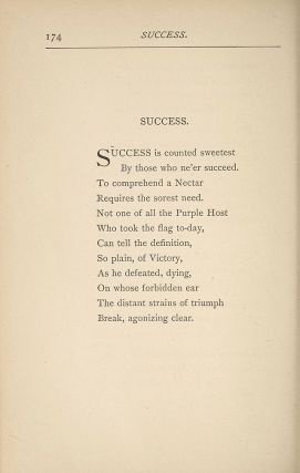 'Success is Counted Sweetest' as first published. 72S-700, Houghton Library, Harvard University